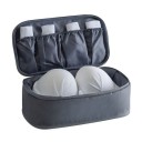 Organizzatore da viaggio per reggiseni e biancheria intima Borsa con zip e tasche nella parte superiore Organizzazione chiara della biancheria 4
