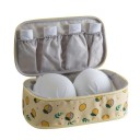 Organizzatore da viaggio per reggiseni e biancheria intima Borsa con zip e tasche nella parte superiore Organizzazione chiara della biancheria 12