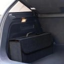 Organizzatore per bagagliaio auto con coperchio e maniglia 50x24x15 cm tessuto resistente scatola di stoccaggio per bagagliaio 2