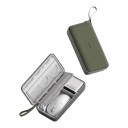 Organizzatore rigido per elettronica 220 x 110 x 60 mm Oxford 900D Separatore scorrevole Tasca con zip Per powerbank e cavi 7
