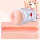 Orificio anale realistico con autentica texture interna in robusto involucro di plastica di dimensioni complessive Imballaggio discreto 3