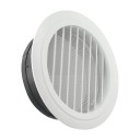 Orificiu de ventilație rotund 200 mm 241x70x185 mm Grilaj din plastic ajustabil ABS Capac lamelar pentru perete și tavan Capac de ventilație rezistent pentru băi și birouri 1