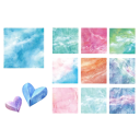 Origami papír čtverce oboustranné 50 ks 15 × 15 cm s barevným galaxie vzorem skládací papír pro DIY tvoření dekorace 2