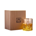 Originale krystalglas 200 ml 73 x 70 x 68 mm Sandblæst motiv af bjerget Fuji i bunden Glas til whisky te elegant gave 3