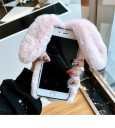 Originalt iPhone-cover med pelset kanin J1407 5
