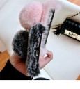 Originalt iPhone-cover med pelset kanin J1407 7