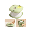 Orinal de viaje plegable para bebés con bolsas, inodoro portátil para niños pequeños, inodoro de viaje para viajes y vacaciones. 3