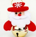 Ornamento de Natal com sininho 2 pcs 10