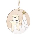 Ornement de Noël en bois 3