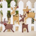 Ornement de Noël en bois 1
