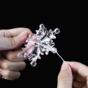 Ornement de Noël flocon 10 pcs 3