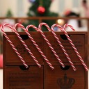 Ornement de Noël sucette en plastique 6 pcs 2