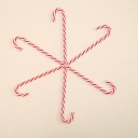 Ornement de Noël sucette en plastique 6 pcs 3
