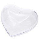 Ornement de Noël transparent en forme de cœur 10 pcs 3