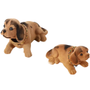 Ornement de voiture Tête de chien qui tremble Chiot mignon qui hoche la tête Poupée Jouet pour tableau de bord de voiture Différentes 9
