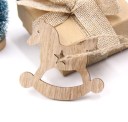 Ornement décoratif en bois - 10 pcs 6