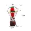 Ornement lumineux de Noël bonhomme de neige dans un ballon volant 8,5 x 17 x 5 cm Figurine lumineuse décorative Décoration de Noël pour la maison 2