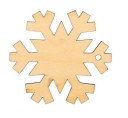 Ornements de Noël en bois 10 pcs 12