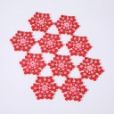 Ornements de Noël en bois 10 pcs C585 21