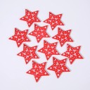 Ornements de Noël en bois 10 pcs C585 30