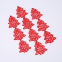 Ornements de Noël en bois 10 pcs C585 8