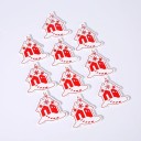 Ornements de Noël en bois 10 pcs C585 37