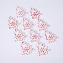 Ornements de Noël en bois 10 pcs C585 10
