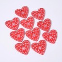 Ornements de Noël en bois 10 pcs C585 12