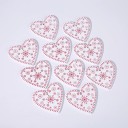 Ornements de Noël en bois 10 pcs C585 13