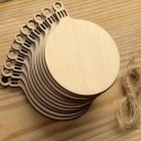 Ornements de Noël en bois 10 pcs 1
