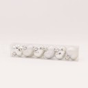Ornements de Noël en forme de cœur 6 pcs 2