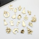 Ornements de Noël en métal 19 pcs 2