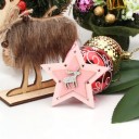 Ornements de Noël roses 2 pcs 4