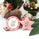 Ornements de Noël roses 2 pcs 8