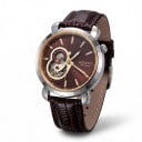 Orologi automatici da donna Berny Open Heart con coperchio trasparente Impermeabili fino a 50 m Diametro 36 mm Acciaio inossidabile Vetro 6