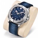 Orologi automatici da uomo di lusso con data Indicatore riserva di carica Impermeabile 200 m Cassa 41 mm Acciaio inossidabile Cinturino 3