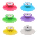 Orologi da bagno con ventosa Cifras analogico con numeri arabi Silicone e PVC Dimensioni 87 x 25 mm Inclusa batteria a bottone R44 7