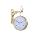 Orologi da parete su console con ornamento decorativo Orologi analogici a lancetta con quadrante perpendicolare alla parete Metallo e resina 5