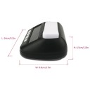 Orologi da scacchi digitali 14 x 4,5 x 8,8 cm Orologi elettronici per scacchi con display Orologi da scacchi in plastica per tornei e allenamenti 2