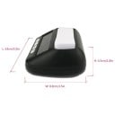 Orologi da scacchi digitali 14 x 4,5 x 8,8 cm Orologi elettronici per scacchi con display Orologi da scacchi in plastica per tornei 4