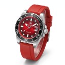 Orologi da sub maschili con data Cinturino in gomma Impermeabili 200 m Lunetta in ceramica Cassa 41 mm Acciaio inossidabile 316L Per nuoto 3