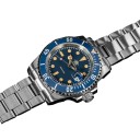 Orologi da sub maschili con data Impermeabili 200 m Lunetta in ceramica Cassa 41 mm Acciaio inossidabile 316L Indici luminescenti Per nuoto 2