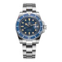 Orologi da sub maschili con data Impermeabili 200 m Lunetta in ceramica Cassa 41 mm Acciaio inossidabile 316L Indici luminescenti Per nuoto 9