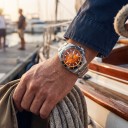 Orologi da sub maschili con lunetta in ceramica luminosa BGW9 Impermeabili fino a 200 m Cassa 41 mm Acciaio inossidabile 316L Data con lente 3