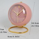 Orologi da tavolo sveglia 10,5 x 9 x 7 cm Design compatto per uso domestico e d'ufficio 5