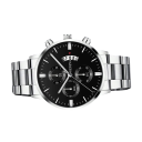 Orologi da uomo al quarzo di lusso con bracciale in acciaio inossidabile Accessorio elegante Orologi da lavoro Resistenti ai graffi Design moderno 4