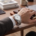 Orologi da Uomo con Indici e Lancette Luminescenti BGW9 Impermeabili 100 m Cassa 36 mm Acciaio Inossidabile 316L Vetro Minerale K1 Per 9