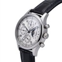 Orologi meccanici da uomo di lusso Chronograf con fasi lunari e data Coperchio trasparente Cassa 41 mm Vetro zaffiro Acciaio 316L Cinturino 7