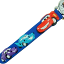 Orologi per bambini Cars Blesk McQueen Orologi da ragazzo con motivo Cars Cinturino in gomma 21 cm Insegnare l'ora Regalo per i fan 4