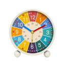 Orologio da tavolo colorato 9 x 8 x 4 cm Design in plastica per interni moderni e uffici 1